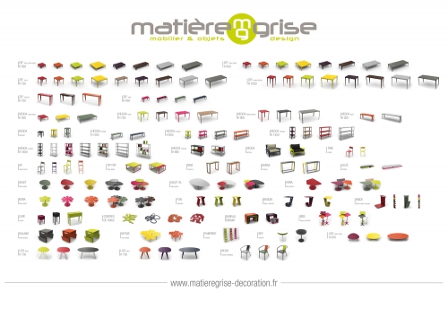 Visuel de la collection mobilier de Matière grise