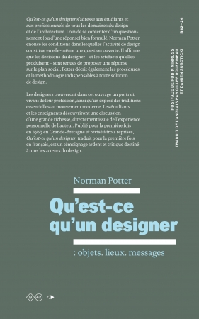 Couverture du livre : Qu’est-ce qu’un designer.