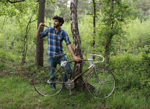 ProdUser, vélo en kit, Tristan Kopp, partie d’assemblage en aluminium fraisé et 