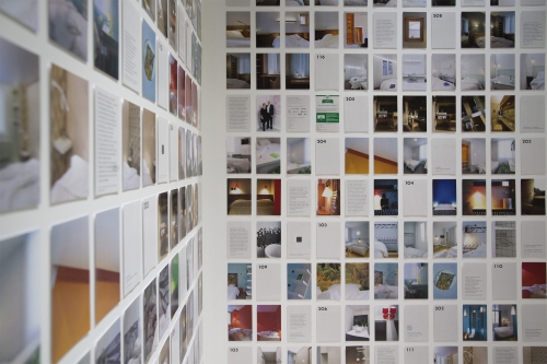 mur d'images exposition design map 2014
