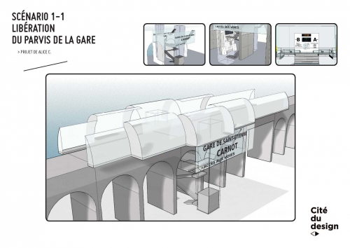 Propositions de scénarios de réaménagement de la gare Carnot