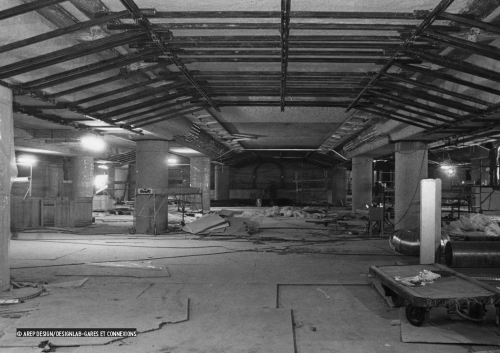 Images et documents de réalisation du chantier du Hall 3 de la Gare de Lyon