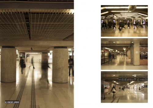 Hall 3, Gare de Lyon, avril 2016. ©Vincent Leroux