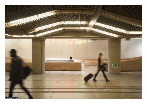 Hall 3, Gare de Lyon, avril 2016. ©Vincent Leroux