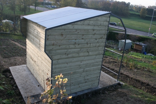 La cabane des jardins familiaux stéphanois