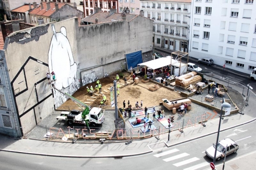 Place Au Changement, ou la Transformation participative d’une friche en espace p