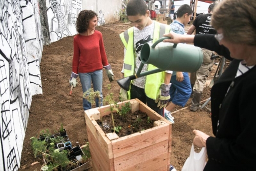 Place Au Changement, ou la Transformation participative d’une friche en espace p