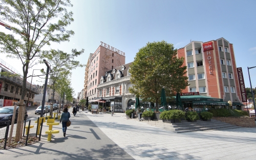 mobiliers urbains rue Denfert-Rochereau à Saint-Étienne @studio CATERIN 